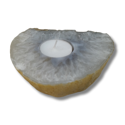 Agaat theelichten liggend | Brazilië (10)