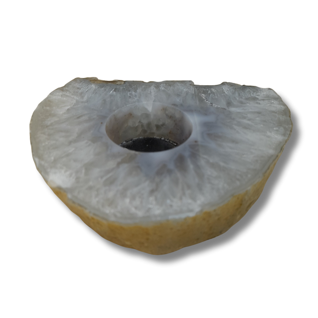 Agaat theelichten liggend | Brazilië (10)