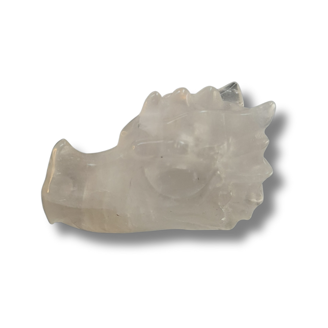 Bergkristal draak carving | klein