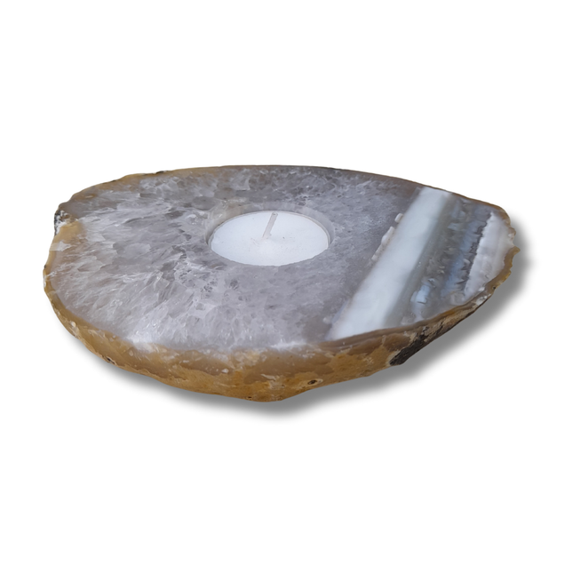 Agaat theelichten liggend | Brazilië (12)