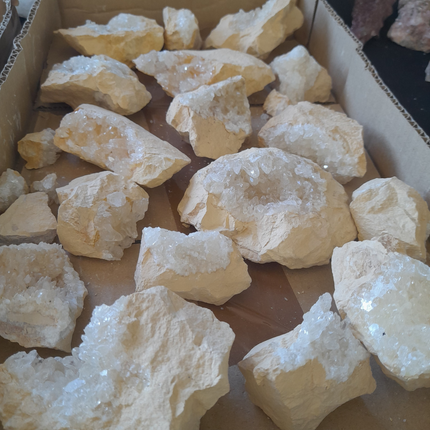 Calciet Clusters – Marokko – ca. 1 kg (meerdere stukjes)