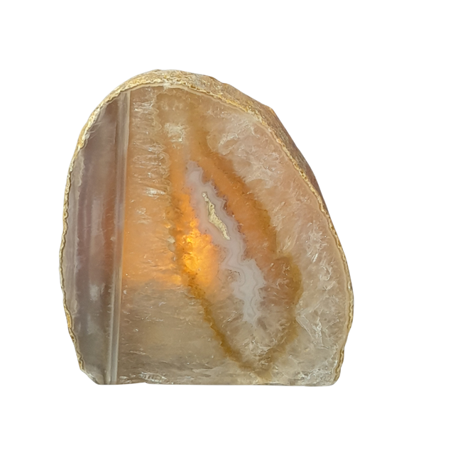 Agaat theelichthouders staand | Brazilië (1)