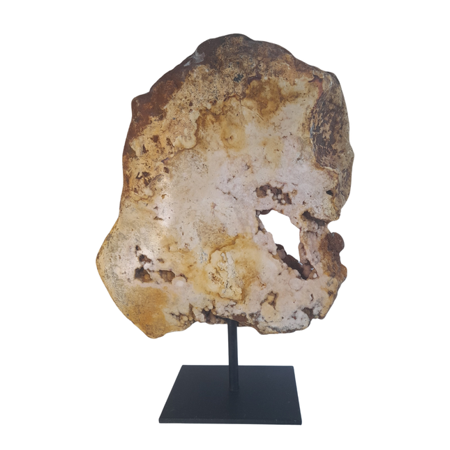 Amethist roze plak op standaard | nr 1