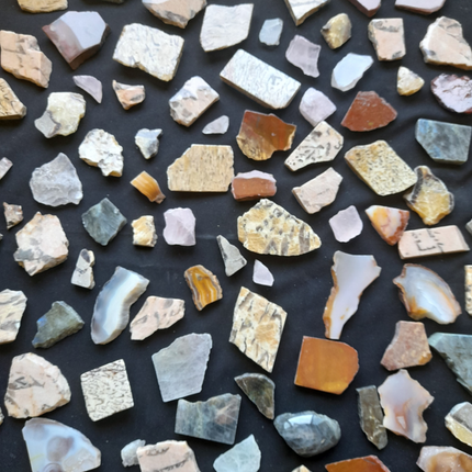 Diverse Edelsteen Plakjes – Madagaskar – ca. 1 kg