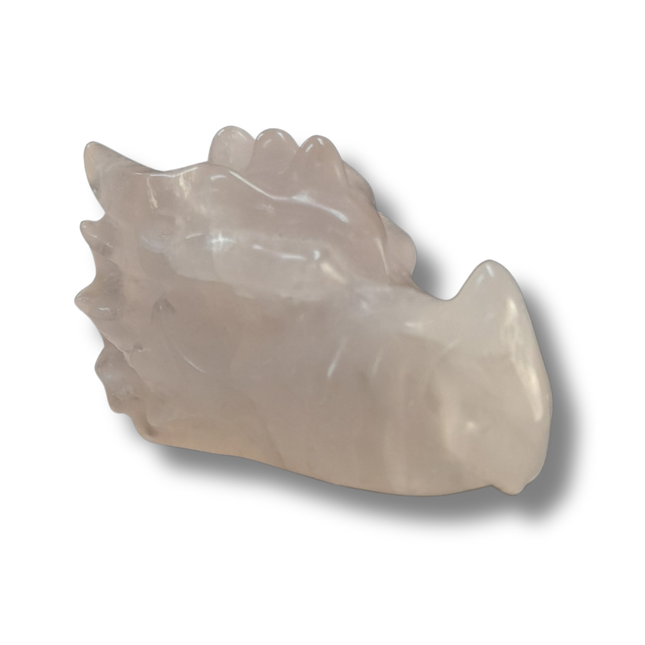 Rozekwarts Draak Carving | klein