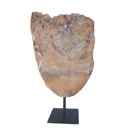 Amethist roze plak op standaard | nr 2