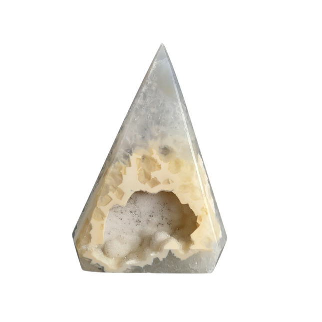 Agaat druzy diamant geslepten | nr 2