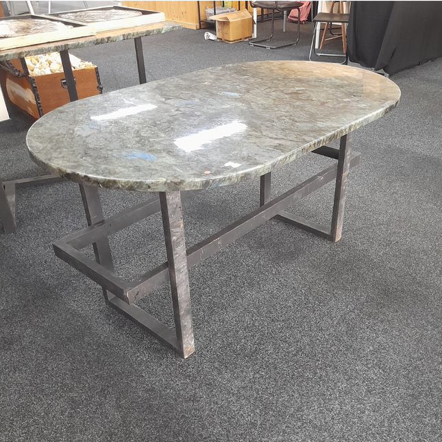 Labradoriet tafel | 85x140 cm | Madagaskar