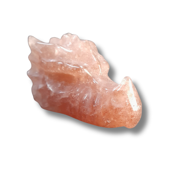 Aardbeienkwarts draak carving | klein