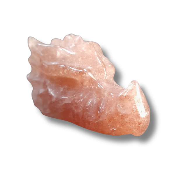 Aardbeienkwarts draak carving | klein