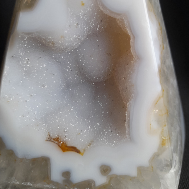 Agaat druzy diamant geslepten | nr 3