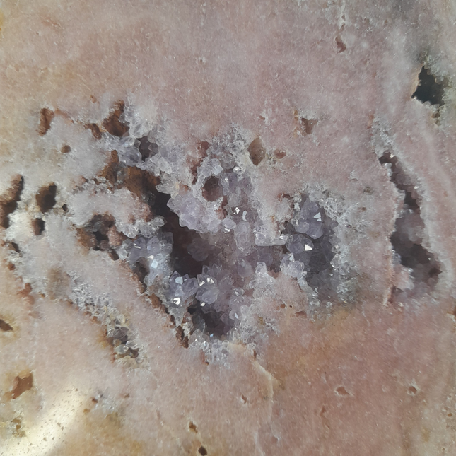 Amethist roze plak op standaard | nr 4