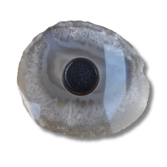 Agaat theelichten liggend | Brazilië (3)