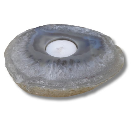 Agaat theelichten liggend | Brazilië (3)