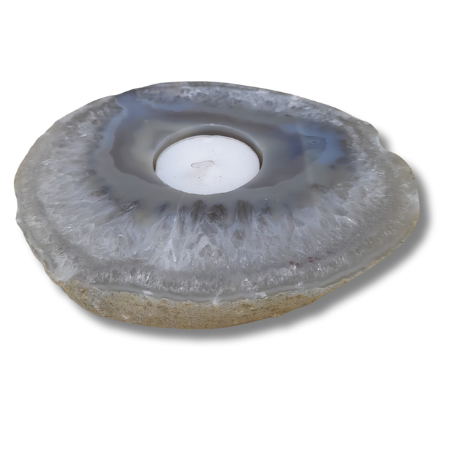 Agaat theelichten liggend | Brazilië (3)