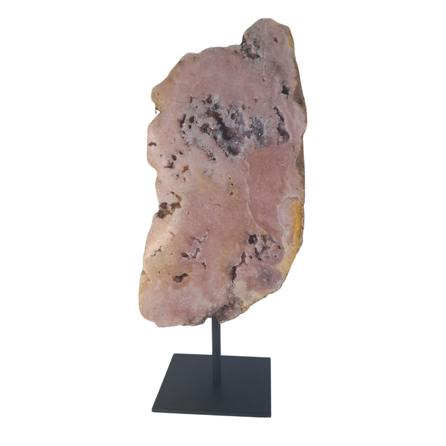 Amethist roze plak op standaard | nr 4