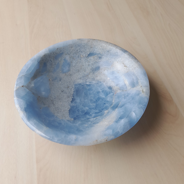 Blue Calciet Kom 17 cm | Madagaskar