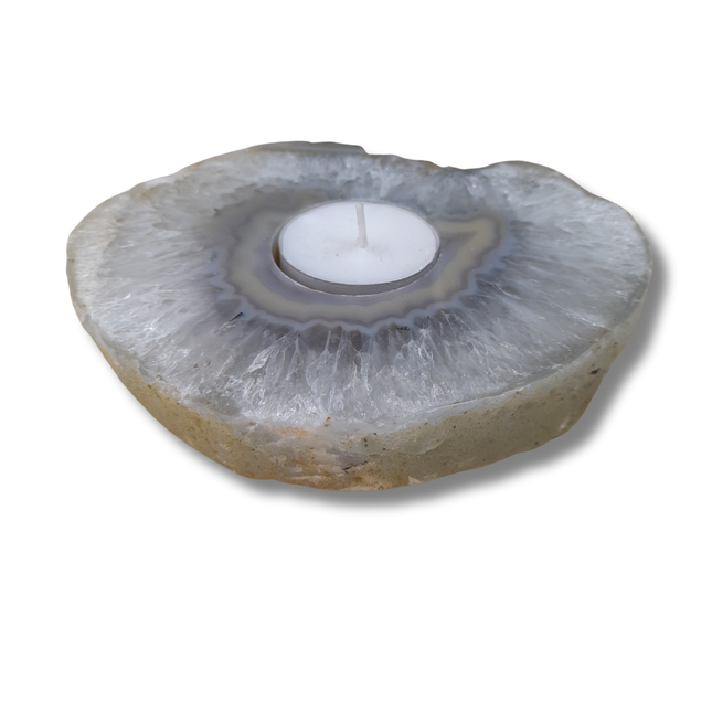 Agaat theelichten liggend | Brazilië (4)