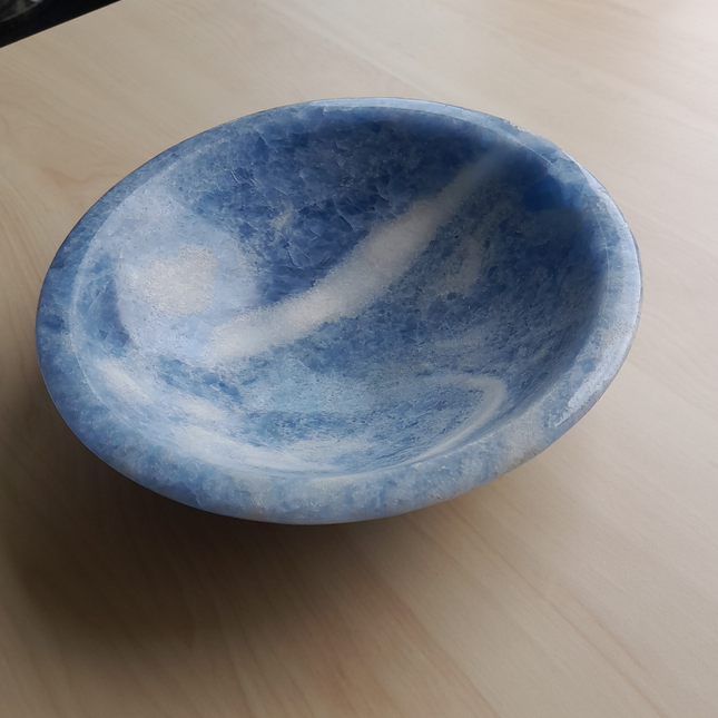 Blue Calciet Kom 23 cm | Madagaskar