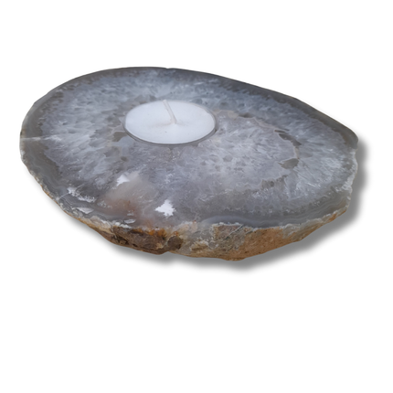 Agaat theelichten liggend | Brazilië (5)