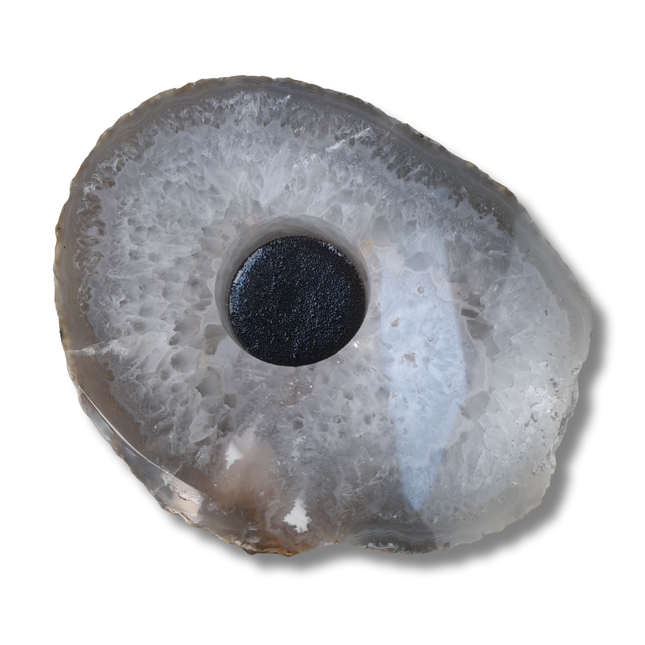 Agaat theelichten liggend | Brazilië (5)