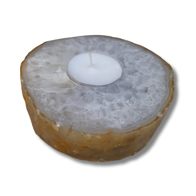 Agaat theelichten liggend | Brazilië (7)