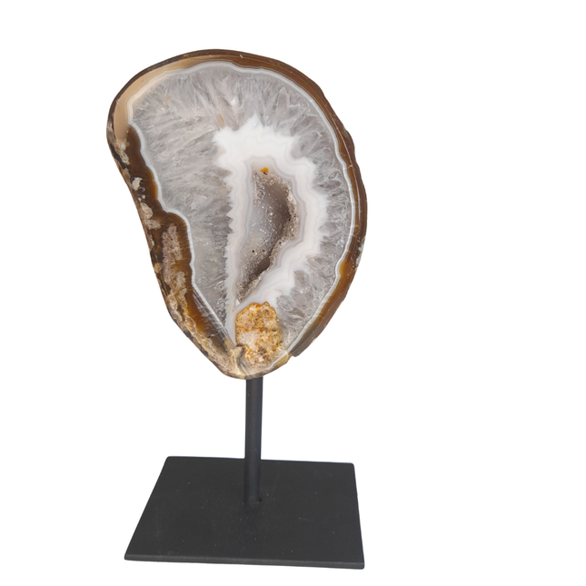 Agaat geode op standaard | nr 7