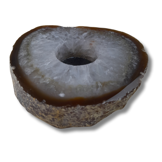 Agaat theelichten liggend | Brazilië (8)