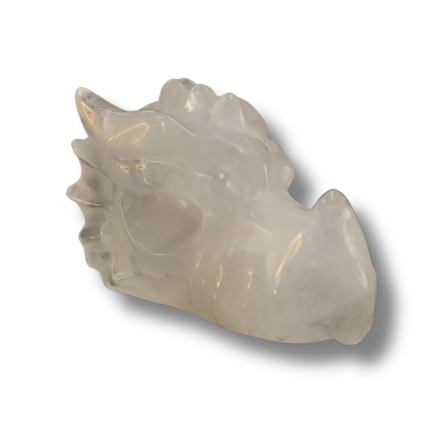 Bergkristal draak carving | klein