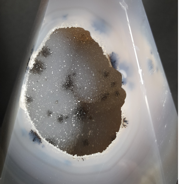 Agaat druzy diamant geslepten | nr 9