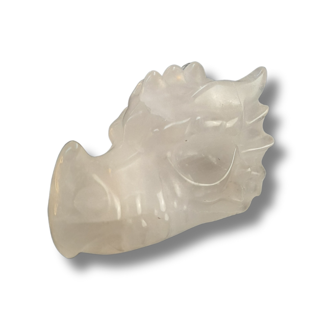 Bergkristal draak carving | klein