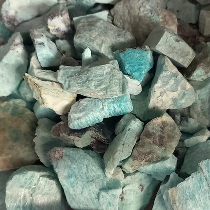 Amazoniet A ruw | Madagaskar | Per 500 gram