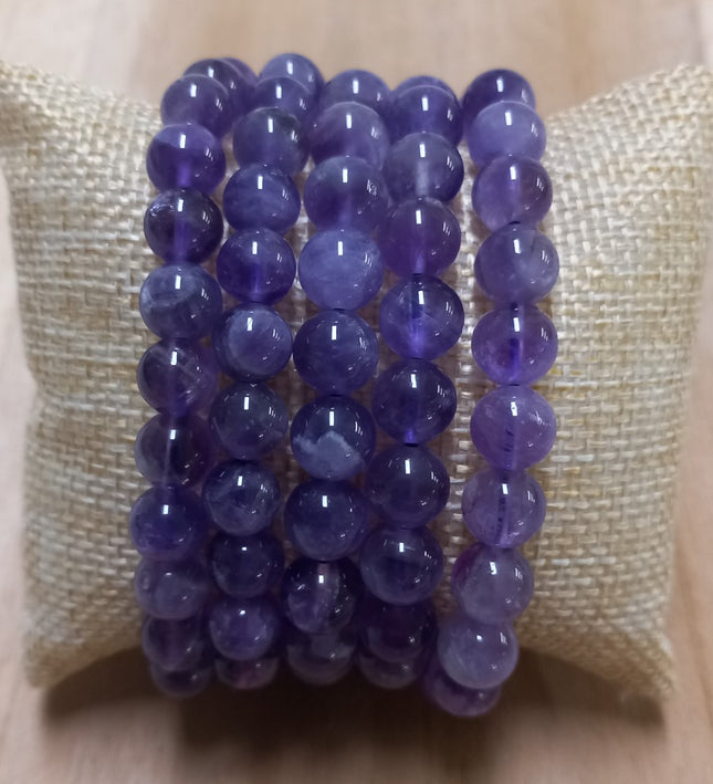 Amethist armband 8 mm