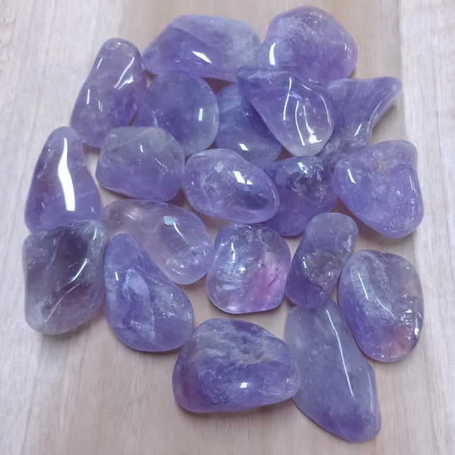 Amethist trommelstenen A per 250 gram