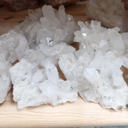 Bergkristal clusters per kilo