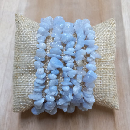 Chalcedoon splitarmband per stuk