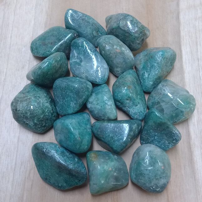 Chrysocolla Madagaskar trommelstenen per 250 gram