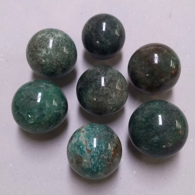 Chrysocolla geslepen bollen per kilo