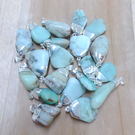 Chrysopraas Brazilië hanger