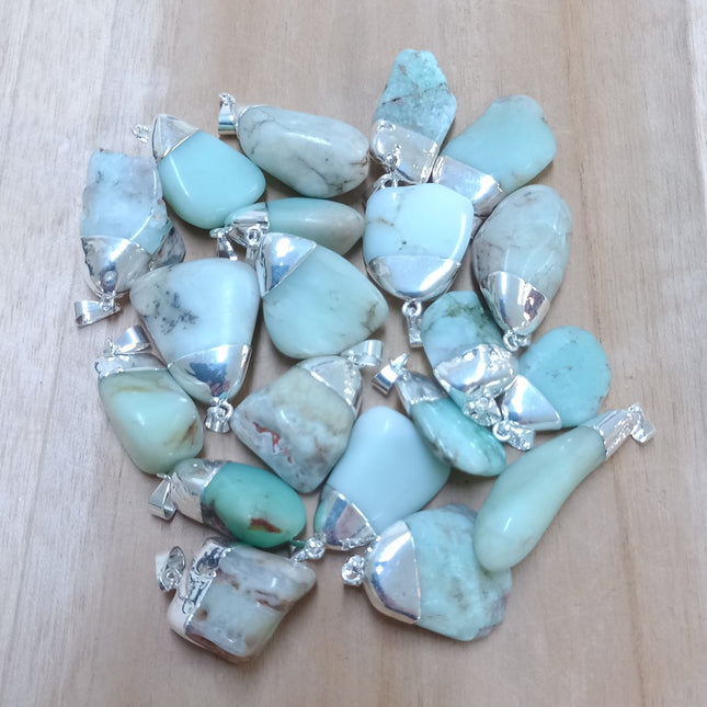 Chrysopraas Brazilië hanger