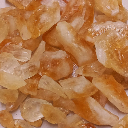 Citrien (gebrande amethist) ruw per kilo