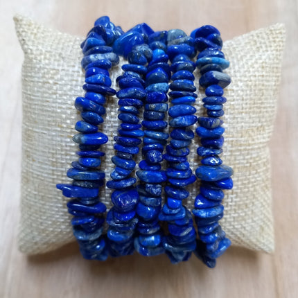 Lapis lazuli splitarmband per stuk