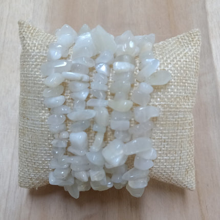 Maansteen AA splitarmband per stuk