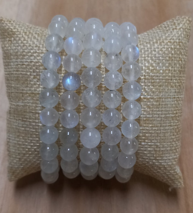 Maansteen AA armband 8 mm