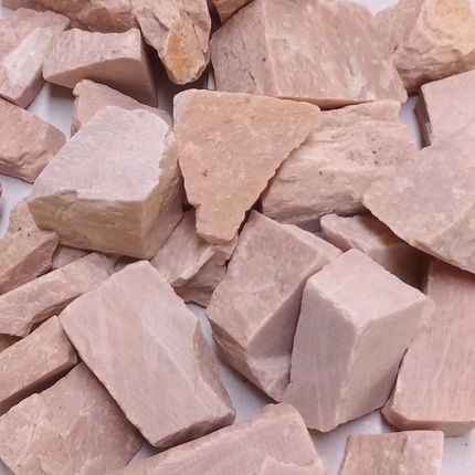 Maansteen perzik A ruw – Madagaskar – per 500 gram