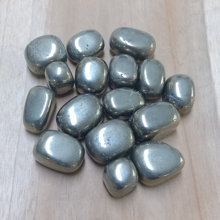 Pyriet trommelstenen per 250 gram
