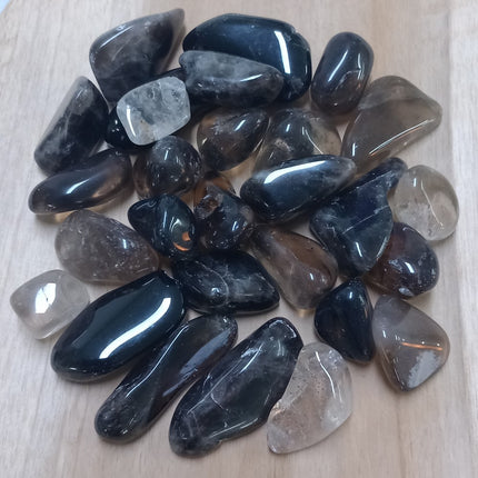 Rookkwarts trommelstenen per 250 gram
