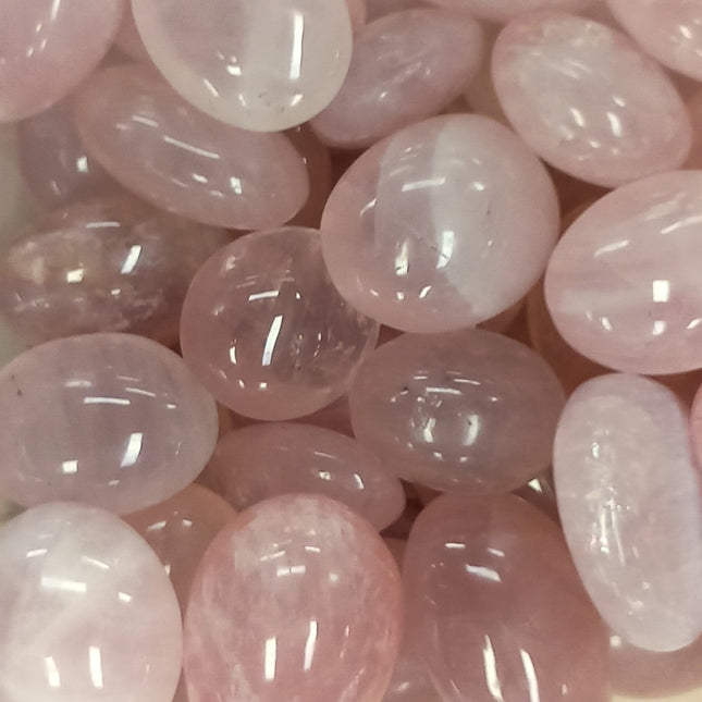 Rozenkwarts handstenen per 500 gram