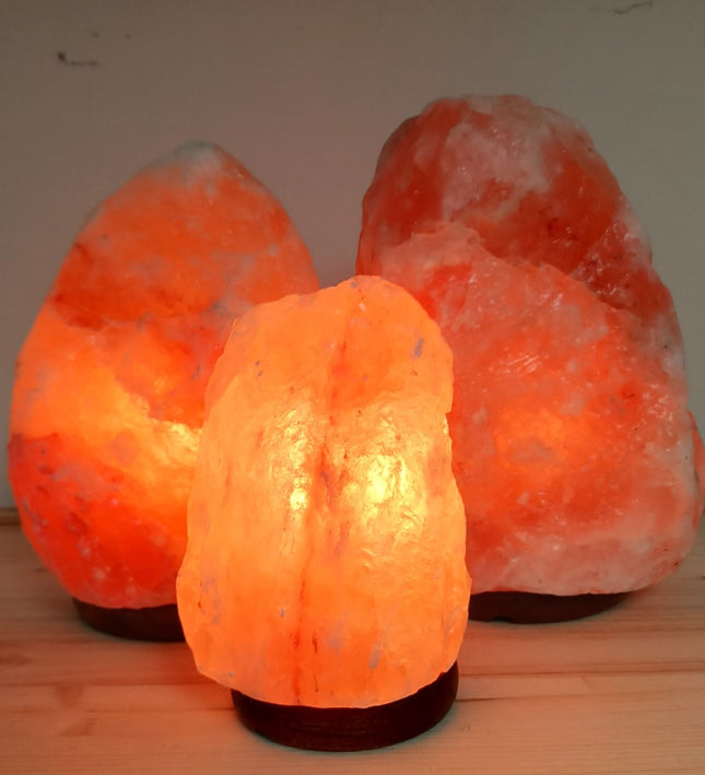 Zoutsteen lamp oranje - Pakistan -  6 - 10 kilo