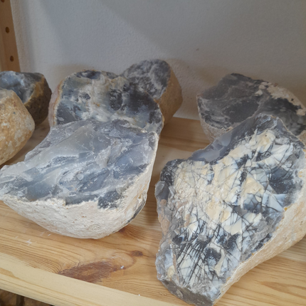 Chalcedoon ruw | Brazilië | ca. 2 kg per stuk